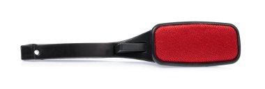 tool plastic brush coarse for cleaning clothes from dust isolate