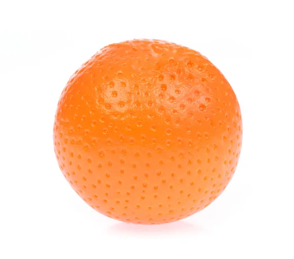 Помаранчева фруктова іграшка пластикова ізольована на білому тлі — стокове фото