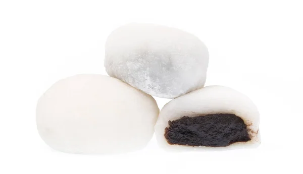 Daifuku Kuchen isoliert auf weißem Hintergrund — Stockfoto