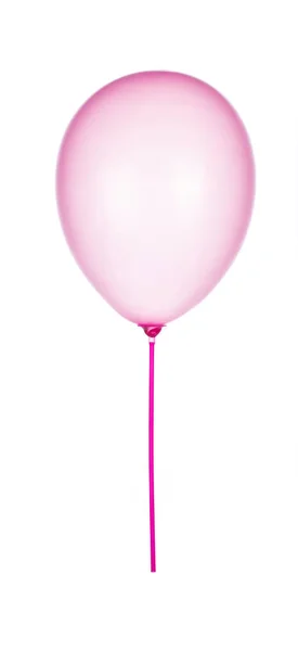 Μωβ μπαλόνι καουτσούκ απομονωμένο σε λευκό φόντο. — Φωτογραφία Αρχείου
