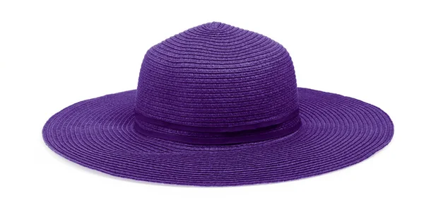 Verão chapéu feminino isolado no fundo branco — Fotografia de Stock