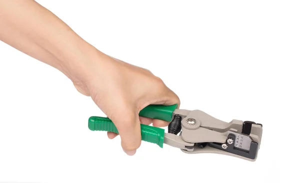 Kézi tartó állítható drót sztriptíztáncos elszigetelt fehér backgr — Stock Fotó