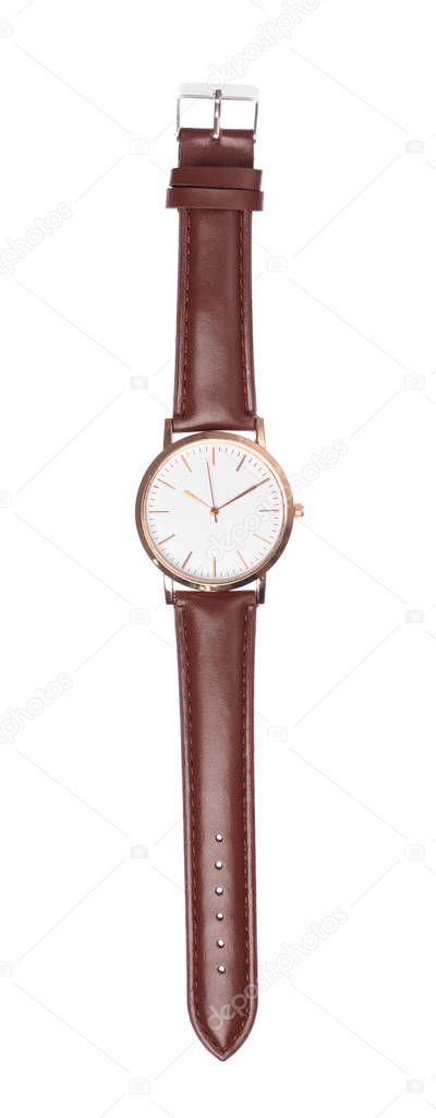 Wrist Watch isolated on white background