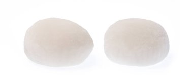 Mochi dessert isolated on white background