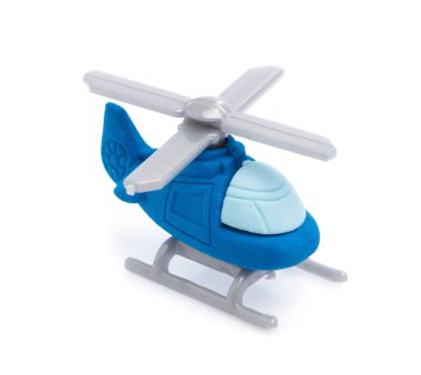 lastik uçak beyaz arkaplanda izole edildi