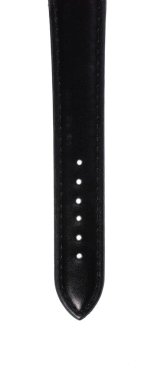 Strap on a wristwatch isolated on a white background. 