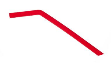 Straw Silicone isolated on white background