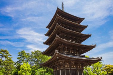 Japonya, Nara 'daki Kofukuji tapınağının beş katlı tapınağı.