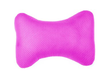 Beyaz arka plan üzerinde izole boyun yastığı