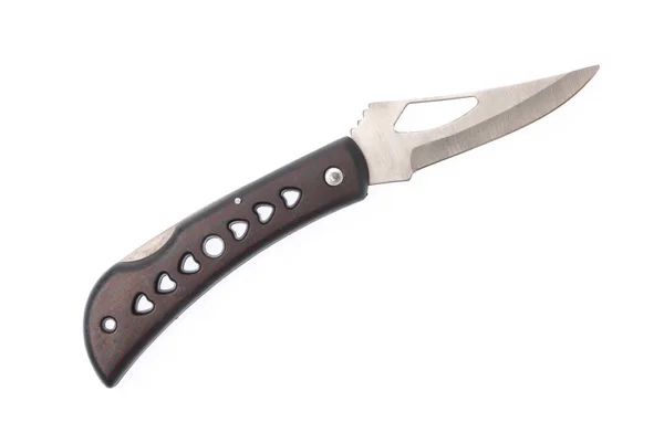Nóż zaciskowy izolowany na białym tle — Zdjęcie stockowe