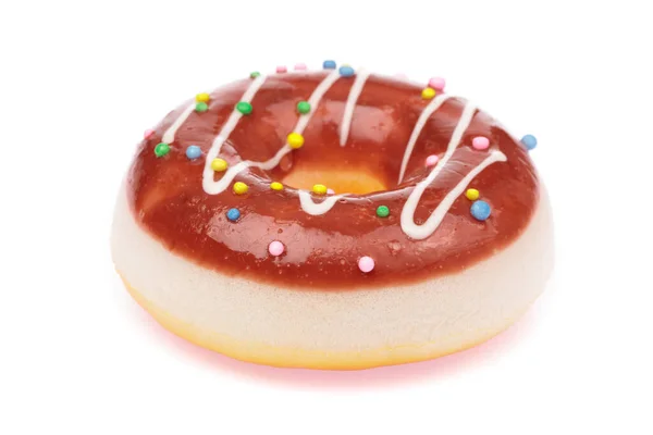 Donut isoliert auf weißem Hintergrund. — Stockfoto