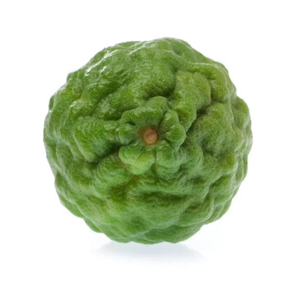 Bergamot fruit geïsoleerd op witte achtergrond — Stockfoto