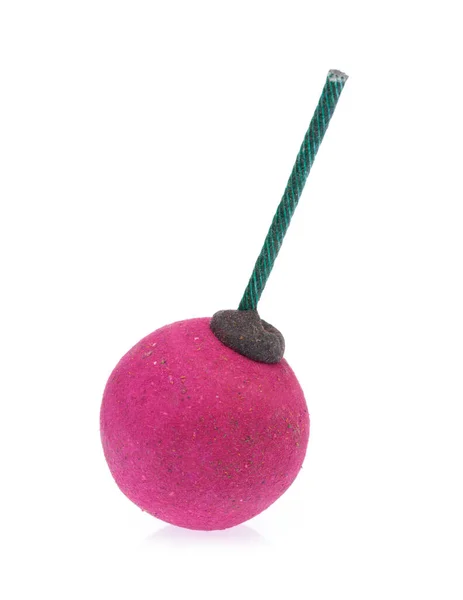 Bomba míč barevné izolované na bílém pozadí — Stock fotografie
