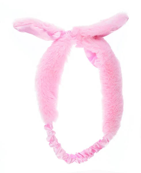 Gyönyörű rózsaszín fej karika elszigetelt fehér háttér. — Stock Fotó