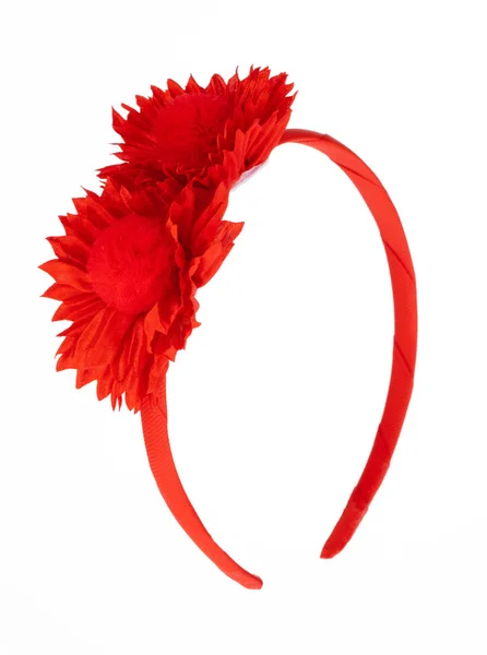 Headband with Flower isolated on white background — Stock Photo, Image