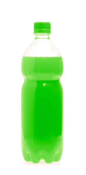 A bottle with tasty drink isolated on background — 스톡 사진