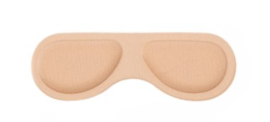 Topuk pedi beyaz arkaplanda izole edildi