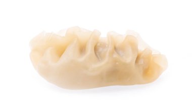 wonton beyaz arkaplanda izole edildi.