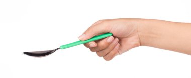 El tutuş yeşil kaşık 