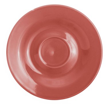 Boş plaka beyaz arkaplanda izole edildi