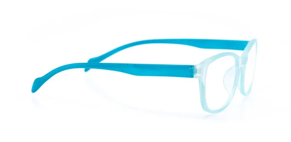 Gafas Azules Aisladas Sobre Fondo Blanco —  Fotos de Stock