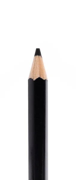 Crayon Noir Isolé Sur Fond Blanc — Photo