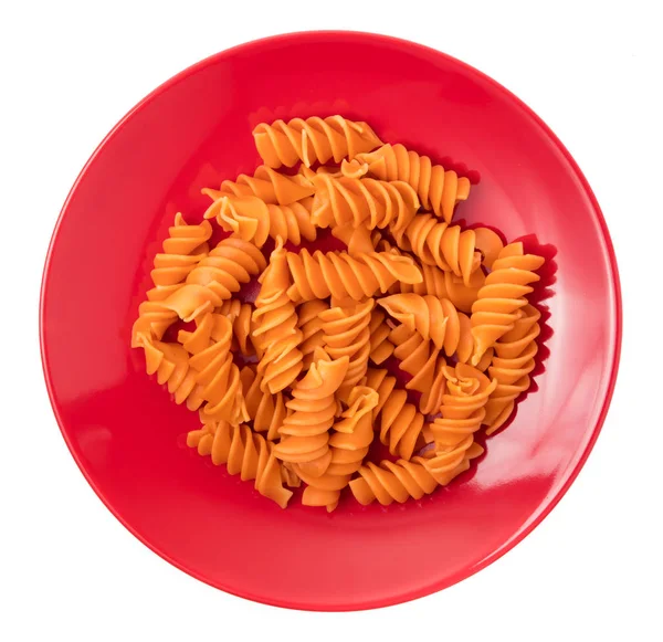 Rätt Pasta Isolerad Vit Bakgrund — Stockfoto