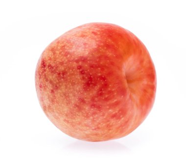 Kırmızı erik beyaz grupta izole edilmiş.