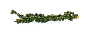 beyaz arkaplanda izole edilmiş taze biber