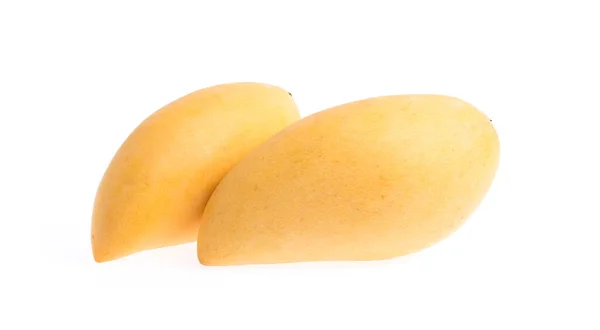Fruto Mango Aislado Sobre Fondo Blanco —  Fotos de Stock