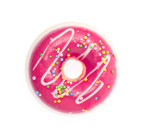 Toy Donut Muster Gummi Isoliert Auf Weißem Hintergrund — Stockfoto