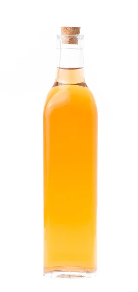 Пляшка Вина Ізольована Білому Фоні — стокове фото