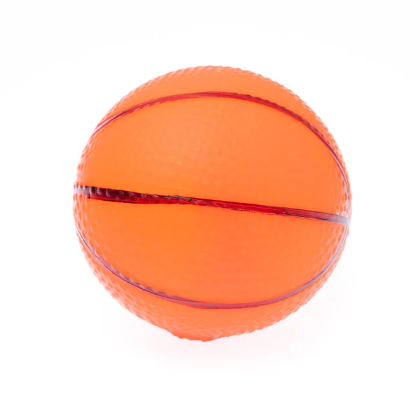 Orange Basket Ball Isolated White Background — Stock Photo, Image