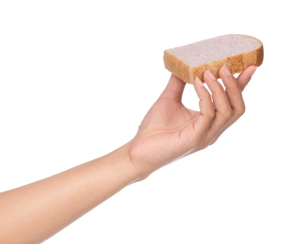 Beyaz Arka Planda Izole Edilmiş Üzümlü Ekmek — Stok fotoğraf
