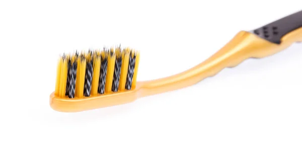 Yellow Toothbrush Isolated White Background — Stock Photo, Image