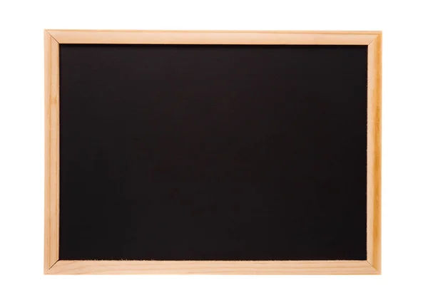 白い背景に隔離された空白の黒板 — ストック写真