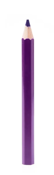 孤立在白色背景上的紫色铅笔 — 图库照片