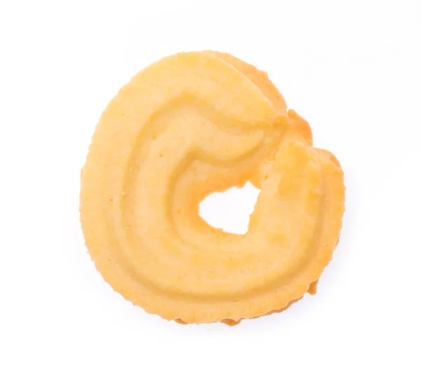 Cookie Isolato Sfondo Bianco — Foto Stock