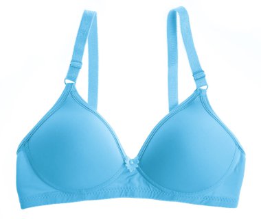 Beyaz arka planda izole edilmiş güzel seksi sutyen