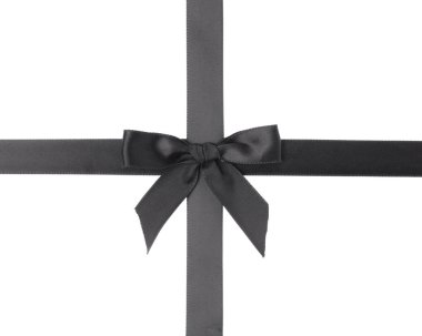 Beyaz arka plan üzerinde izole tek siyah yay