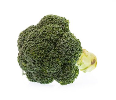 Brokoli beyaz arkaplanda izole edildi