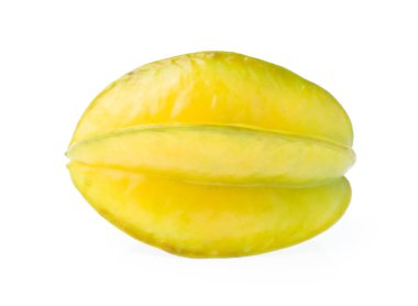 Star beyaz arka plan üzerinde izole elma.