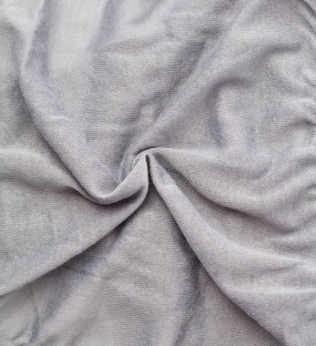 Buruşmuş gri kumaş dokusu arkaplanı