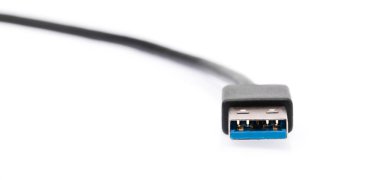Genel Seri Otobüs (USB) 3.0 bağlantısı beyaz arkaplanda izole edildi