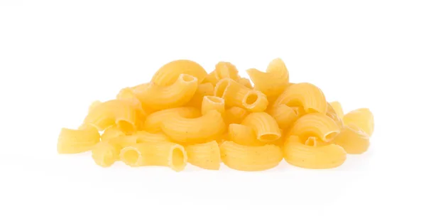 Italiaanse Pasta Droge Pasta Geïsoleerd Witte Achtergrond — Stockfoto