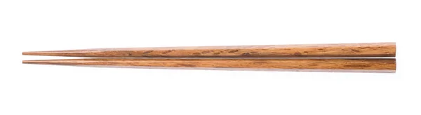 Dřevěné Hůlky Izolované Bílém Pozadí — Stock fotografie