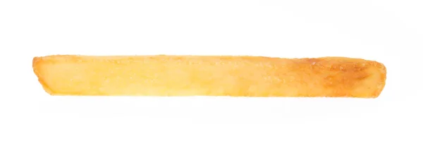 白色背景下的炸薯条 — 图库照片