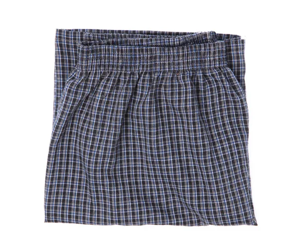 Pair Boxer Shorts Underwear Isolated White Background — Stock Photo, Image