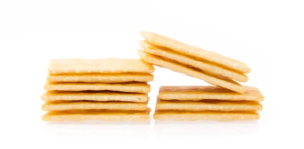 Sabrosas Galletas Aisladas Sobre Fondo Blanco —  Fotos de Stock