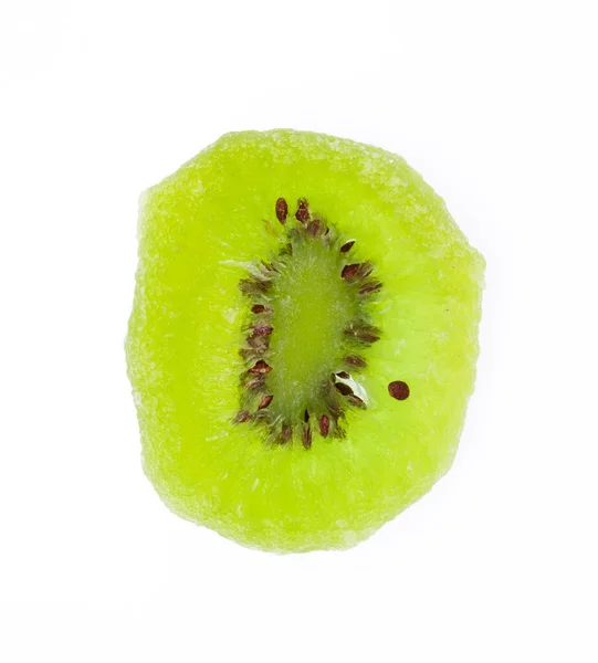 Getrocknete Kiwi Isoliert Auf Weißem Hintergrund — Stockfoto